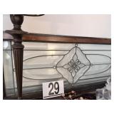 Leaded glass piece