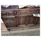 Oak buffet