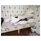 Twin bed & contents