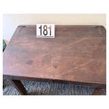 Slant top writing desk