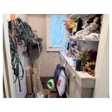 Misc contents of closet