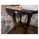 Tall table mirror & contents