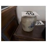 2 ga. decorted stone crock