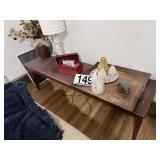 Coffee table & contents
