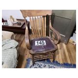Oak arm chair