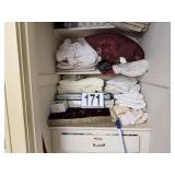 Contents of linen closet