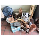 Misc items w/pulley