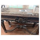 Safa table w/marble top