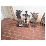 Misc cast iron & other pieces