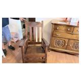 Oak rocker
