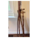 3 canes and walking stick