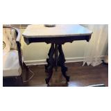 Victorian marble top stand