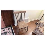 Plank bottom chair