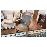 Quarter-sawn oak rocker