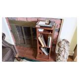 3 bookstands and books