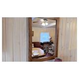 Maple framed mirror