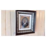 Victorian picture in ornate frame