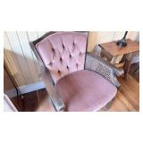 Upholstered arm chairs