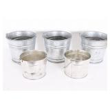Galvanized Tin Buckets