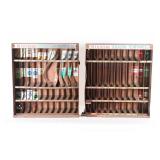 Vintage Cigarette Metal Display Cabinet