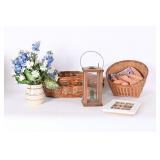 Baskets and Flower Decor