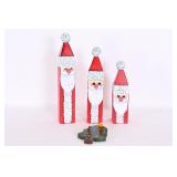 Wooden Santa Decor