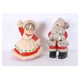 Mr & Mrs Santa Claus Figurines