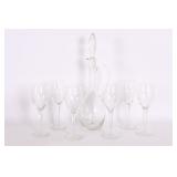 Wine Glasses and Pitcher Set