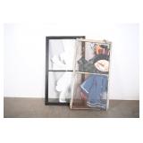 Repurposed Christmas Window Screens