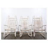 Vintage Shaker Style Slat-Back Rocking Chairs