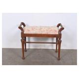Vintage Mahogany Piano Bench