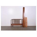 Antique Jenny Lind Spindle Twin Bed Frame