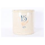 15-Gallon Red Wing Stoneware Crock