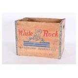 Vintage White Rock Sparkling Beverage Crate