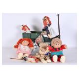 Vintage Cabbage Patch Kids Dolls, Waggon