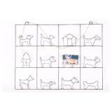 Wall Mounted Dog Photo Holder Frame