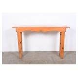 Vintage Pine Console Table