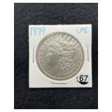1879 UNC Morgan Silver Dollar Coin