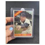 1966 Topps Whitey Ford Baseball Card