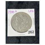 1900 O UNC Morgan Silver Dollar Coin