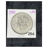1880 UNC Morgan Silver Dollar Coin