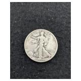 1933 Walking Liberty Half Dollar Silver Coin