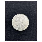 1938 Walking Liberty Half Dollar Silver Coin