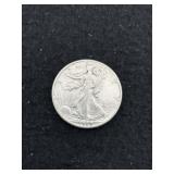 1939 Walking Liberty Half Dollar Silver Coin