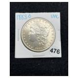 1883 O UNC Morgan Silver Dollar Coin