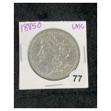 1885 O UNC Morgan Silver Dollar Coin