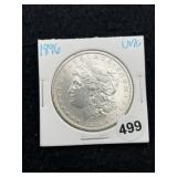 1896 UNC Morgan Silver Dollar Coin