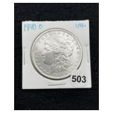 1890 O UNC Morgan Silver Dollar Coin