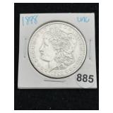 1898 UNC Morgan Silver Dollar Coin