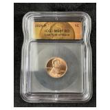 2025-P ICG - MS67 RD Last Year of Issue Penny Coin